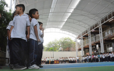 Supervisa Zapopan instalación de lonaria y rehabilitación exterior de la primaria Miguel Hidalgo y Costilla