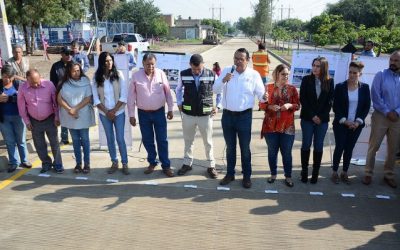 Dignifica Zapopan colonia Los Cajetes con infraestructura vial en concreto hidráulico