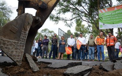 Arranca Zapopan pavimentación de calle Guadalupe Victoria en Santa María del Pueblito