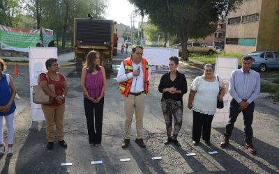 Arranca rehabilitación de vialidades en la colonia Residencial Moctezuma