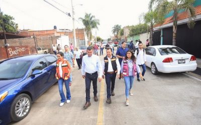 Dignifica Zapopan infraestructura vial de las colonias Tuzanía Ejidal y Girasoles Elite