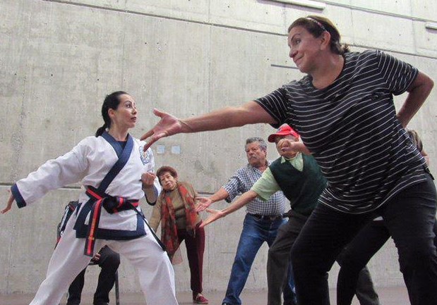 Imparte DIF Zapopan artes marciales a adultos mayores
