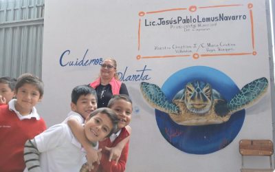 Arranca el programa ‘Pinta Zapopan’ en la escuela primaria Francisco Villa, en la colonia División del Norte