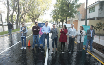 Apertura Zapopan avenida Romanos con pavimentación en concreto hidráulico