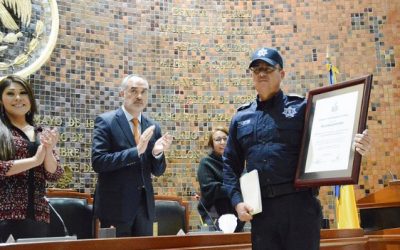 Reconoce la LXII Legislatura a la Banda de Guerra y Escolta de Bandera de la Comisaría General de Seguridad Pública de Zapopan