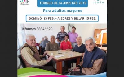 DIF Zapopan realizará Torneo de la Amistad 2019 para adultos mayores