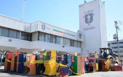 Destruye Zapopan 167 máquinas tragamonedas