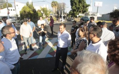 Presenta Zapopan mantenimiento profundo de avenida Inglaterra