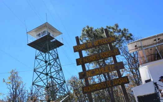 Opera torre El Nejahuete, por segundo año consecutivo, para la detección de incendios forestales 