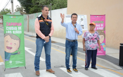 Entrega Zapopan pavimentación de calle Campanario