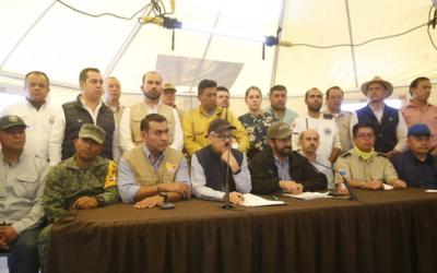 Suma Zapopan esfuerzos para controlar el incendio forestal en Bosque La Primavera