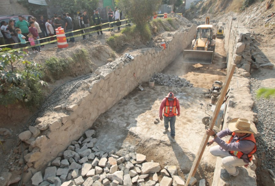 Supervisa Pablo Lemus obras de protección previas al temporal de lluvias