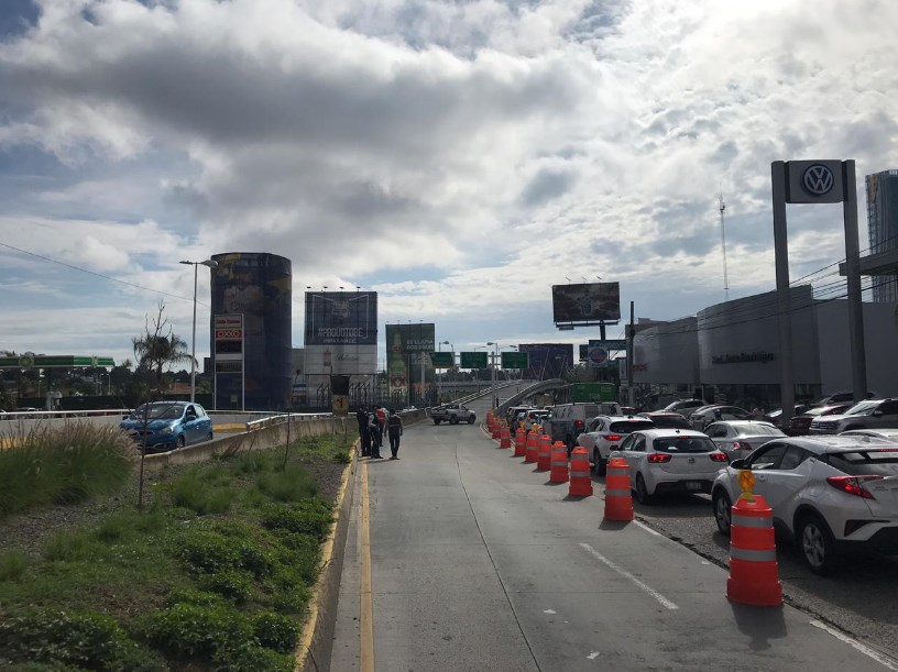 Inicia sustitución de juntas de calzada en nodo vial de Acueducto y Patria