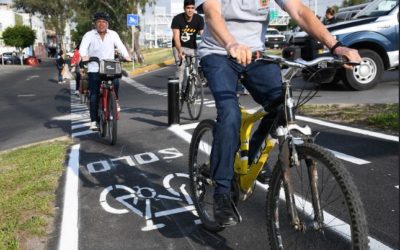 Inaugura Zapopan ciclovía en Anillo Periférico Norte