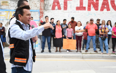 Entrega Zapopan pavimentación de la calle 16 de Septiembre en San Juan de Ocotán